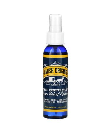 Amish Origins Deep Penetrating Pain Relief Spray 3.5 fl oz (99.22 g)