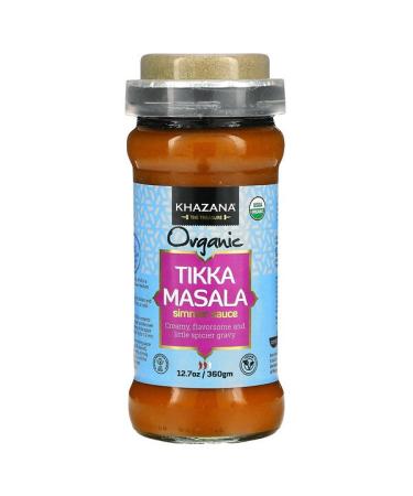 Khazana Organic Tikka Masala Simmer Sauce 12.7 oz (360 g)