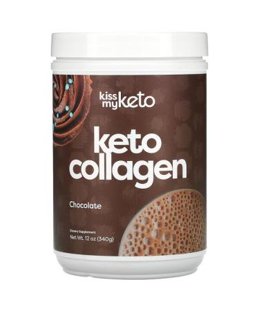 Kiss My Keto Keto Collagen Chocolate 12 oz (340 g)