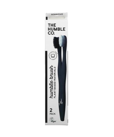 Humble Brush Sensitive Toothbrush 2 Pack - Eco-Friendly Oral Care - Buy Online on GoSupps.com