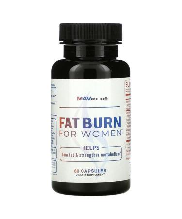 MAV Nutrition Fat Burn For Women  60 Capsules