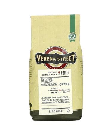Verena Street Mississippi Grogg Flavored Ground Coffee Medium Roast 2 lbs (907 g)