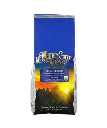 Mt. Whitney Coffee Roasters Organic Peru Medium Roast Whole Bean Coffee 32 oz (907 g)
