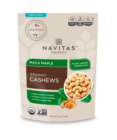 Navitas Organics Organic Cashews Maca Maple 4 oz (113 g)
