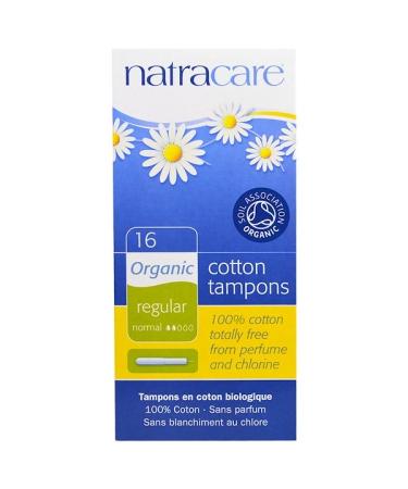 Natracare Organic Cotton Tampons Regular 16 Tampons