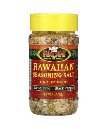 NOH Foods of Hawaii Hawaiian Seasoning Salt Garlic Herb 7 oz (198 g)