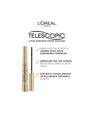 L'Oreal Paris Loreal Telescopic Instant Long Lashes-Maybelline Shiny and Full Lips 016 Rust Makeup Set - Buy Online on GoSupps.com