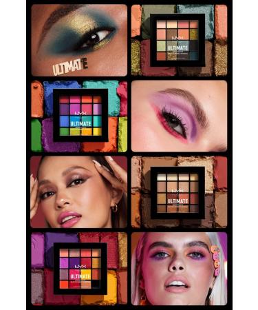 NYX Professional Makeup Professional Makeup Eyeshadow Palette - Ultimate Shadow Palette Brights - Buy Online on GoSupps.com