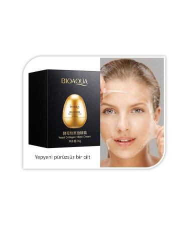 BIOAQUA Yeast Collagen Fermented Mask Cream 30 gr - Buy Online on GoSupps.com