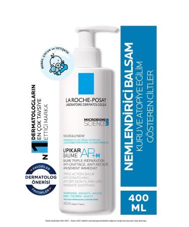 La Roche Posay Ap+m Lipikar Baume Balsam Lotion for Skin Prone to Atopy 400ML  - Buy Online on GoSupps.com