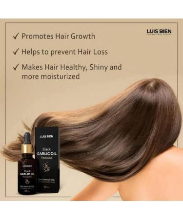 Luis Bien Black Garlic Oil 50ml - Premium Formula for Hair Growth, Regeneration, and Scalp Health - Buy Online on GoSupps.com