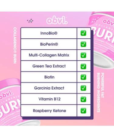 Obvi Collagenic Thermogenic Fat Burner | 30 Servings | Boost Metabolism & Skin Health - Buy Online on GoSupps.com
