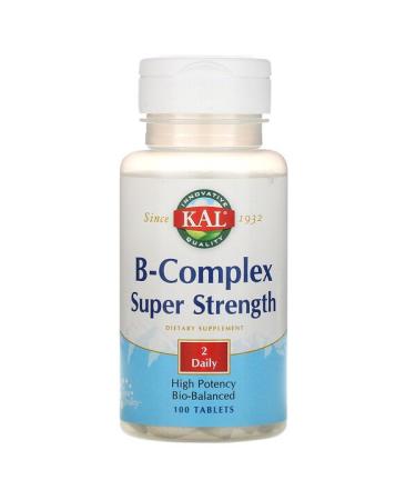KAL B-Complex Super Strength 100 Tablets