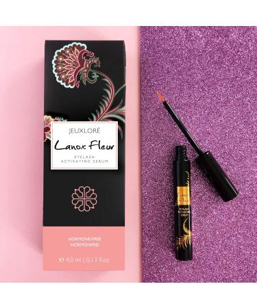 Jeuxlor Hormone-Free Eyelash & Eyebrow Serum - 4ml Vegan Formula for Dense Growth - International Shipping Available - Buy Online on GoSupps.com