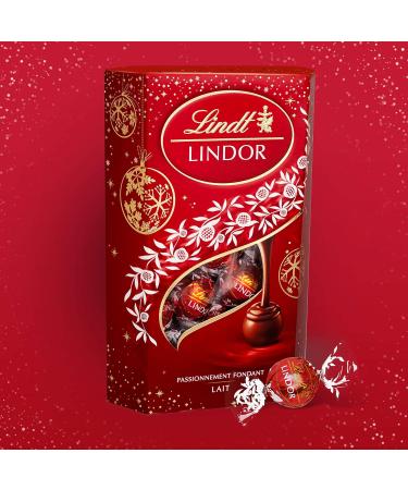Lindt - Lindor Christmas Edition Milk Cornet - 337 g Pack of 2 - Buy Online on GoSupps.com
