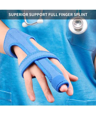 Medical Grade Aluminum Finger Splint - Trigger Finger Arthritis & Injury Support | Pain Relief Brace (11x9.8 inch - Buy Online on GoSupps.com