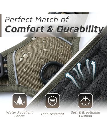 Eagloo Large Dog Harness for Training | Adjustable Anti-Pull Harness with Reflex Strips | Chest Harness for Labrador & Large Breeds | Brown XL (1 Pack) - Buy Online on GoSupps.com