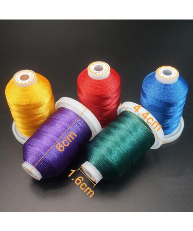 New brothread 64 Spools 1000M Polyester Embroidery Thread Kit - Ideal for Professional and Beginner Embroiderers - Buy Online on GoSupps.com