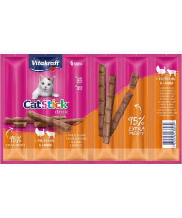 Vita Power Cat Stick Mini - Turkey & Lamb Treats for Cats | 10 Fresh Bags (36g) - Best International Shipping - Buy Online on GoSupps.com