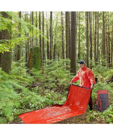 Wine Emergency Sleeping Ceilings | Waterproof Thermal Bivouac Sack for Camping & Hiking | Portable Survival Gear - Buy Online on GoSupps.com