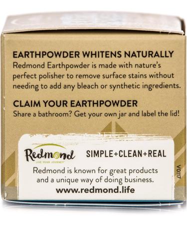 Redmond Earthpowder All Natural Tooth and Gum Powder Bentonite Clay Peppermint 1.8 Ounce (Pack of 1) Peppermint - Buy Online on GoSupps.com