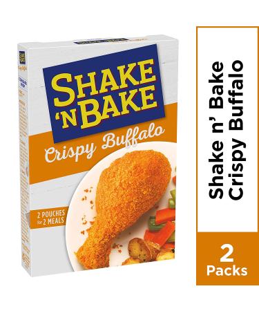 Shake N Bake Crispy Buffalo Coating Mix - 8 Boxes (2 Packets Each) for Perfectly Seasoned Dishes - Buy Online on GoSupps.com