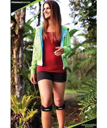 Paragon Sports Patella Knee Strap 2 Pack - Adjustable Support Band for Running, Basketball, and Athletics - Pain Relief Brace for Jumper's Knee - Black - Buy Online on GoSupps.com