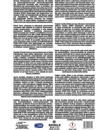 5kg Citric Acid Powder Food Grade | Home Remedy for Kitchen & Home | 5000g 100% Pure Citric Acid | Citric Acid E330 (1 x 5kg) - Buy Online on GoSupps.com