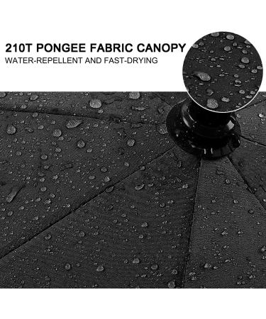 Prospo 62 inch Golf Umbrella - Large Auto-Open Windproof Stick Umbrella Black - Buy Online on GoSupps.com