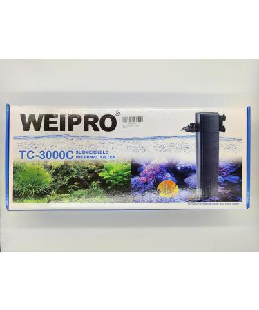 Buy Wero Aquarium Filter TC-3000C - 4-Layer Filtration 23W Pump for 270-400L Tanks | Strong Suction Power & Adjustable Internal Filter - Buy Online on GoSupps.com
