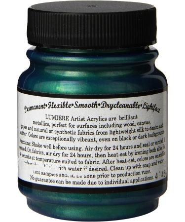 Jacquard Lumiere Acrylic Paint - Blue Gold - 2.25 Ounce - 2 Fl Oz - Buy Online on GoSupps.com