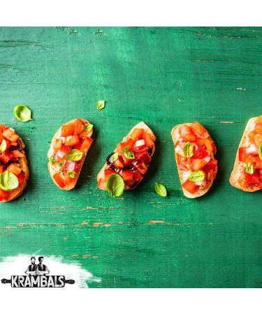 Buy Krambals Bruschetta Bread Chips - Wild Mushrooms & Butter | Healthy Snack 70g | International Shipping - Buy Online on GoSupps.com