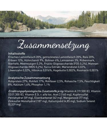 Wildes Land Dog Food Lamb Flavor with Rice 12 kg - Buy Online on GoSupps.com