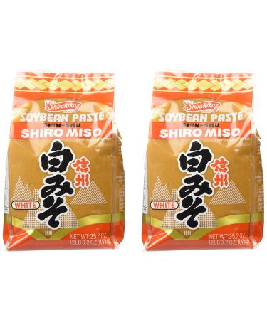 Shirakiku Miso Shiro (white) Soy Bean Paste, 35.27-Ounce Bags (Pack of 2)
