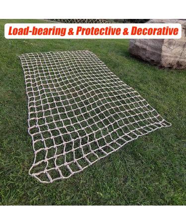 Outdoor Playground Net Heavy Duty Climbing Cargo Net Safety Protection Net Indoor Rope Ladder Swingset Treehouse(Size:2 * 5m(6.6 * 16.4ft)) () - Buy Online on GoSupps.com