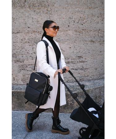 ROOKIE Diaper Bag with Changing Mat - Stylish Vegan Leather Backpack & Shoulder Bag | Perfect for Parents | International Shipping - Buy Online on GoSupps.com