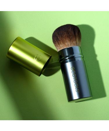 EcoTools Travel Kabuki Makeup Brush - Retractable Green Brush for Foundation, Blush, Bronzer & Powder - Travel Friendly & On The Go - 1 Count - Buy Online on GoSupps.com