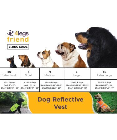 4Legriend Dog Security Vest - High Visibility Blaze Orange XL | Outdoor Safety for Dogs - 5 Sizes Available - Buy Online on GoSupps.com