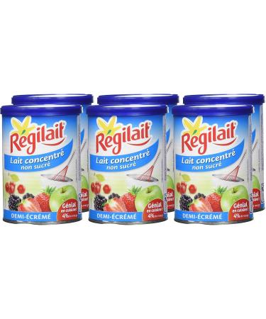 R gilait Unsweetened Condensed Milk Semi-Skimmed Box 3 x 410 g - Pack of 2 - Buy Online on GoSupps.com