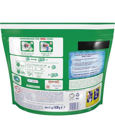 Buy Ariel All-in-1 Detergent Pods - 60 Washloads for Fresh Laundry & Stain Removal | Universal Fresh | Low Temp Efficiency - Buy Online on GoSupps.com