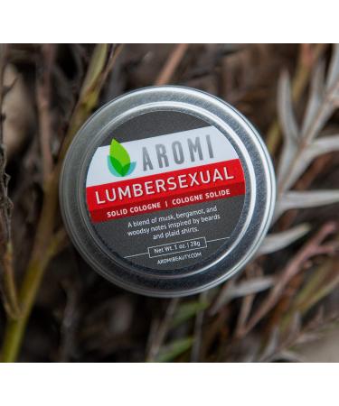 Aromi Solid Cologne | Cashmere Woods and Musk Scent Powdery Fragrance Musk Travel Alcohol-Free Concentrated Wax-Based Scent Men's Stocking Stuffer Gift (Lumbersexual) - Buy Online on GoSupps.com