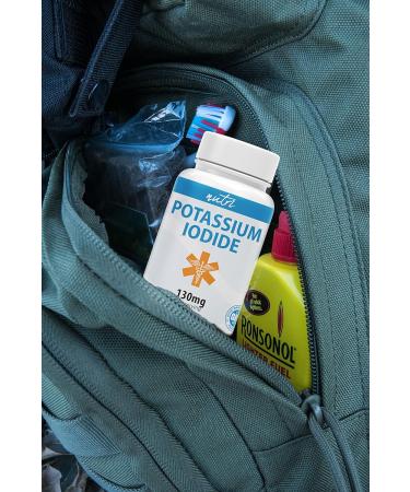 Potassium Iodide Tablets 130mg - Thyroid Protector - YODO Naciente Ki Pills - 14 Count Travel Size Pack - Buy Online on GoSupps.com