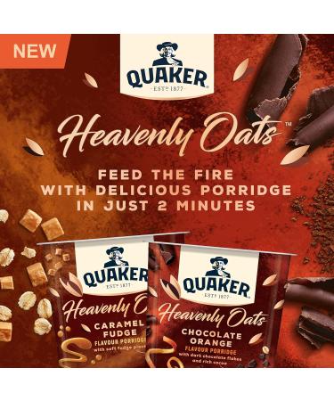Quaker Heavenly Oats Chocolate Orange Porridge Pot 59 g (Pack of 24) Brown - Buy Online on GoSupps.com
