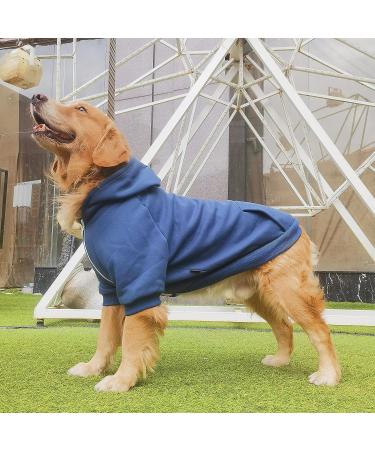 ARUNNERS Extra Large Blue Dog Hoodie Zip Up Sweater for Big Dogs - 5X-Large - Buy Online on GoSupps.com