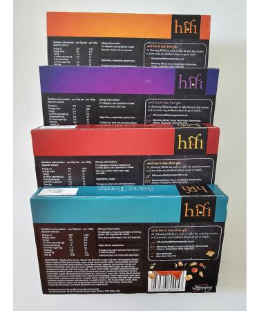 TBD GIFTTING Slimming World HiFi Bars 4 Boxes (Peanut Butter Choc Orange Fruit & Nut Sticky Toffee Flavours) by TBD365 - Buy Online on GoSupps.com