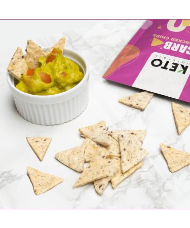 Keto Naturals Zero Carb Crackers Pink Himalayan Salt Gluten free 8 Count of 64g Pink Himalayan Salt 64 g (Pack of 8) - Buy Online on GoSupps.com