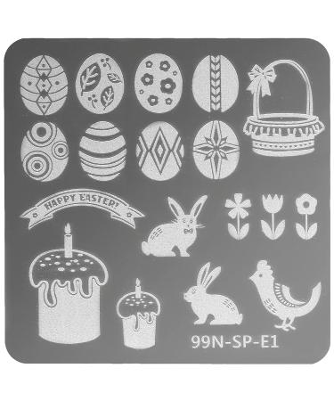 99nails Stamping Plate Special - Easter Egg