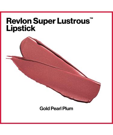 Revlon Super Lustrous Lipstick Pearl 610 Goldpearl Plum - 0.15 oz | Buy Now! - Buy Online on GoSupps.com