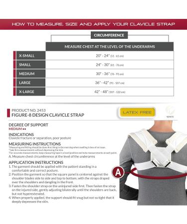 Buy OTC Clavicle Strap - Adjustable Figure-8 Shoulder Support | Medium Size for Optimal Comfort & Recovery - Buy Online on GoSupps.com