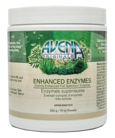 Avena Originals - Enhanced Digestive Enzymes - Natural Enzymes to Aid Digestion and Support Gut Health (283 Grams)